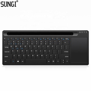 <strong>Bluetooth</strong> Multi-Device <strong>Keyboard</strong> Rechargeable Wireless <strong>Keyboard</strong> <strong>With</strong> U Groove Stand Holder <strong>for</strong> Computers Android and IOS Tablets - Product Image 1
