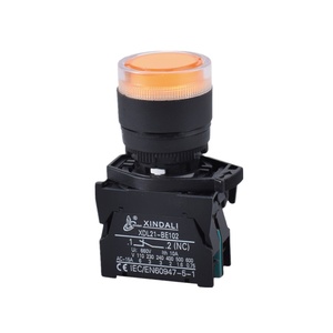 XDL21-EW3561on off 22mm Plastic signal Pole <strong>Push</strong> <strong>Button</strong> <strong>Switch</strong> with Led <strong>Indicator</strong> Light - Product Image 1