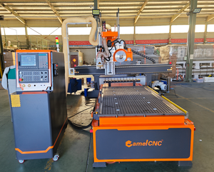 Marco de servicio pesado 1325 ATC CNC enrutador de madera 8X4ft cambiador automático de herramientas máquina de corte de carpintería con hoja de sierra de husillo oscilante - Product Image 2