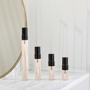 ミニガラス香水瓶2ml 3ml 5ml 10mlバイアルスプレーアトマイザー用サンプルギフトテスト香水用 - Product Image 1