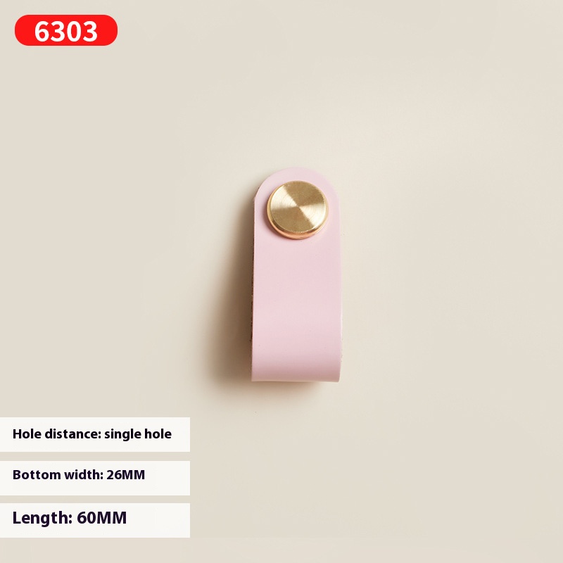 Boutons rose + acier brossé