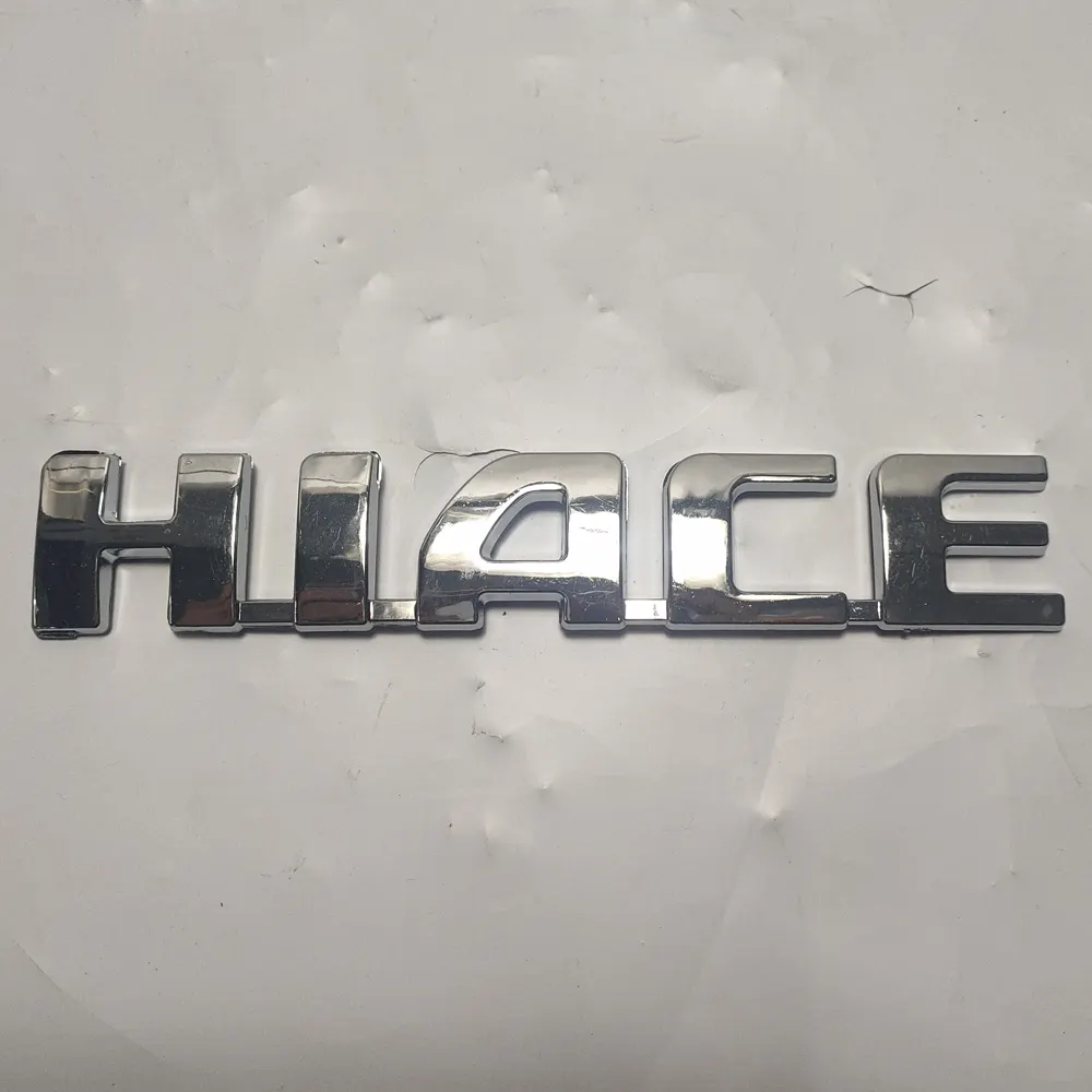 Hiace Van 2005-2018 Chrome Logo Embleem Auto Abs Stickers Quantum Minibus Achter Deur Marks 75441-26280