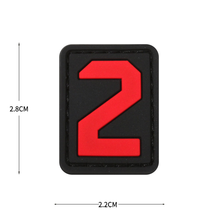 2 (black with red background)