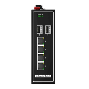 2 100M SFP mit 4 10/100M Industrial Ethernet Switch Netzwerk-Switch-Sicherheit - Product Image 4