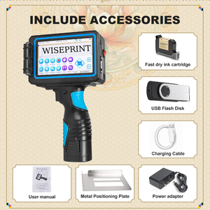 WISEPRINT TIJラベルバーコード可変データインクジェットコーディング機ポータブルHP-WP500ハンドヘルドインクジェットプリンター - Product Image 4