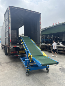 Naili prezzo di fabbrica mobile idraulico rampicante macchina con rullo flessibile trasportatore per il carico e lo scarico del camion del contenitore