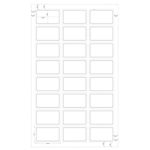 3*8レイアウトHF M1 F08 1KB 13.56MHZ RFIDインレイシートRFID PVC RFIDプレラムシート - Product Image 2
