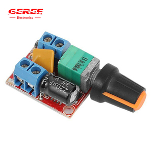 High Quality Wholesale 5A Slim <strong>DC</strong> <strong>Motor</strong> Governor 3V/6V/12V/24V <strong>PWM</strong> <strong>Speed</strong> <strong>Controller</strong> Module for LED Dimmer Regulators - Product Image 2