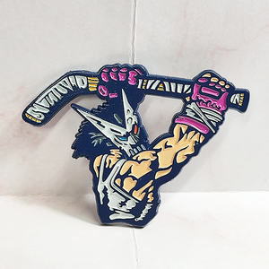 Mới nhất hàng đầu biểu tượng tùy chỉnh kim loại ma Gamer Phim Kinh Dị hình hét lớn mềm hat mềm men pins - Product Image 3