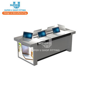 Custom <strong>Computer</strong> <strong>Display</strong> <strong>Table</strong> Showcase Modern <strong>Computer</strong> Shop Interior <strong>Design</strong> Pc Store Fixtures Retail Laptop <strong>Display</strong> Showcase - Product Image 2