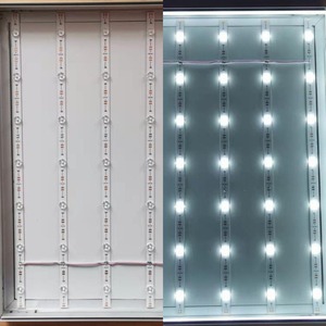 Doğrusal DC12/24V 12Leds 12 Linear m 1400LM IP33 dağınık yansıma reklam vitrin aydınlatma kutusu için Led çubuk arka ışık - Product Image 4