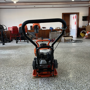 Tesviye ve sıkıştırma için küçük benzinli yürüyüş arkasında temel toprak yol asfalt beton Mini plaka titreşim actor ktör - Product Image 5