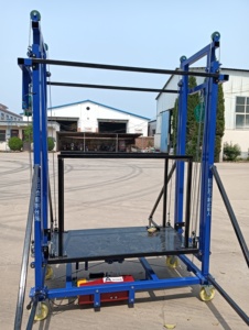 500KG pengangkat perancah listrik portabel seluler, Lift lift kecil untuk Construction2-8m pengangkat perancah listrik - Product Image 6