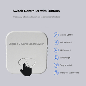 ZigBeeは、さまざまなインテリジェント音声制御オーディオライトワイヤレスリモートコントロールボタンスイッチコントローラーをサポートしています - Product Image 6