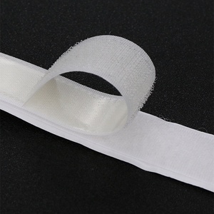 Starker klebriger Rücken kleber Doppelseitiger selbst klebender Kunststoff injektion verstellbarer Nylon-Klett band mit Klett verschluss