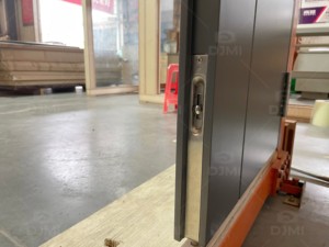 2025 DJMIクラシックデザイン室内仕切り玄関塗装無垢材ダブルスラブドア住宅用インテリア - Product Image 5