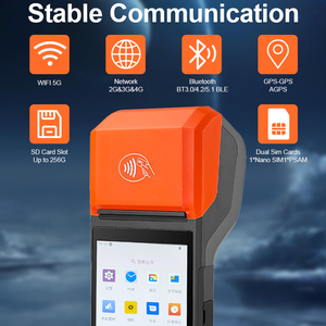 <strong>NFC</strong> Mifare <strong>Reader</strong> Machine Handheld POS Terminal Manufacturers With QR Code Scanning Removable Battery R330 Plus - Product Image 6