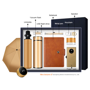 促销商务礼品套装笔记本笔水瓶u盘套装定制促销礼品套装 - Product Image 4