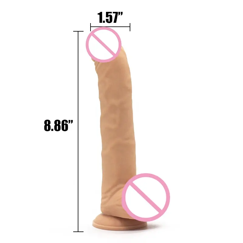 9 Zoll Plastik Hund Monster Penis Dildo mit großem Schwanz