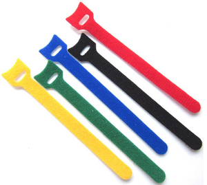 Cinta elástica autoadhesiva de gancho y bucle personalizada, banda de nailon y poliéster impresa con logotipo - Product Image 1