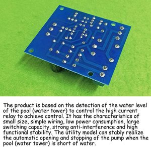 液面コントローラーセンサーモジュールDC12V水位検出センサー排水制御回路基板 - Product Image 5