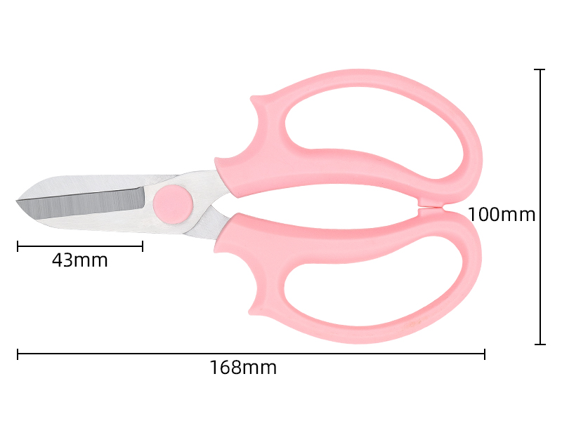Flower Cutting Stainless Steel Garden Florist Rose Scissors