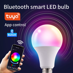 Tuya חכם יישום נורת שליטה rgbcw + cct חכם הנורה גוגל הביתה 9w e26 e27 b22 a60 הוביל טויה wifi חכם נורה - Product Image 4
