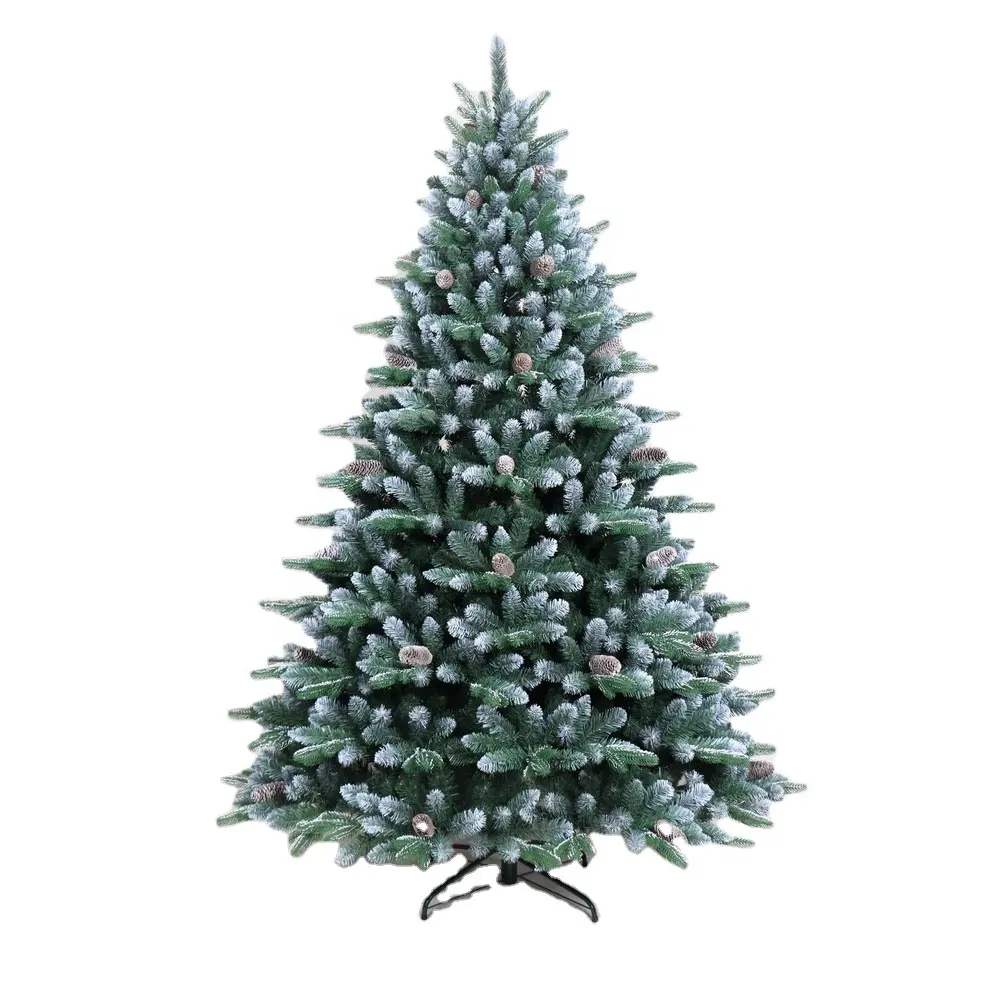 Künstlicher Baum Filz Weihnachts baum mit LED-Lichtern PVC Luxus Weihnachts schmuck Dekorationen Arvores de Natal Arbol de Navidad