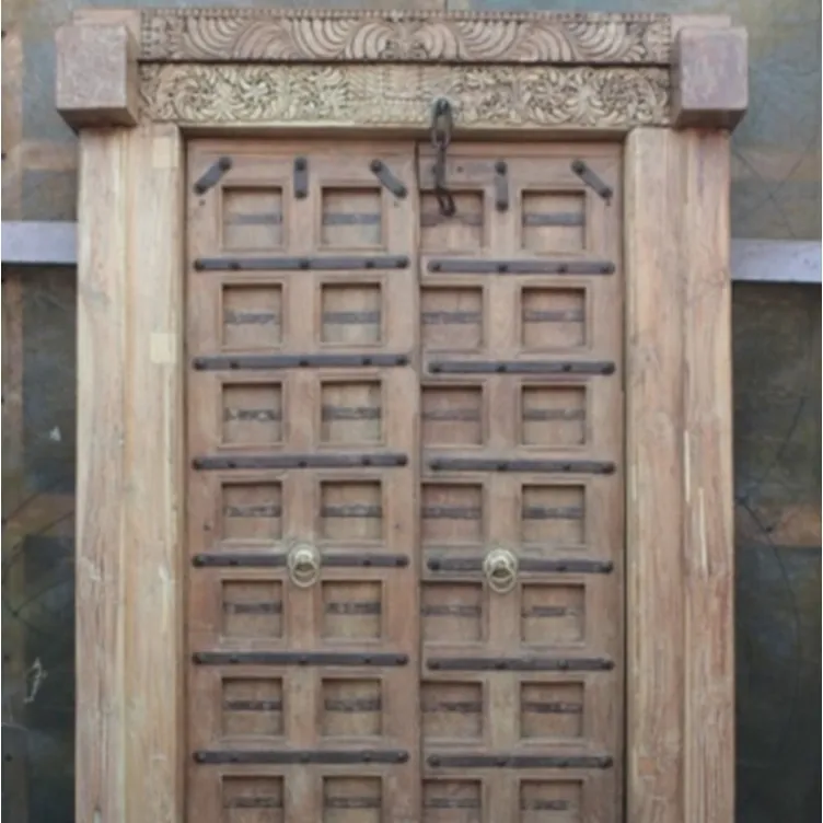Porte indiane vecchie porte riproduzione mobili porte antiche legno di recupero fatto a mano forma e dimensioni personalizzate