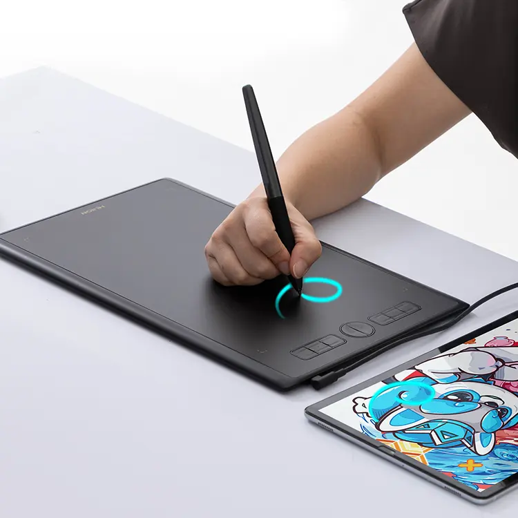 Huion-tableta de dibujo de animación con firma de dígitos, diseño profesional, bolígrafo digital electrónico, tableta gráfica para dibujo