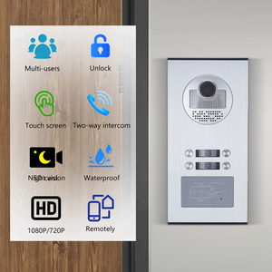 Videocitofono con supporto per schermo da 7 pollici controllo accessi RFID sblocco videocitofono campanello - Product Image 3