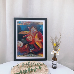 不同风格恶魔杀手电锯人3D透镜状翻转动画海报墙壁艺术家居装饰