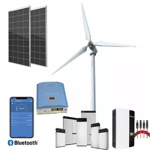 Çin fabrika 10KW rüzgar yatay rüzgar türbini jeneratör fırıldak 3 faz 120v 220v 240v Mppt denetleyicisi ile ev için - Product Image 1