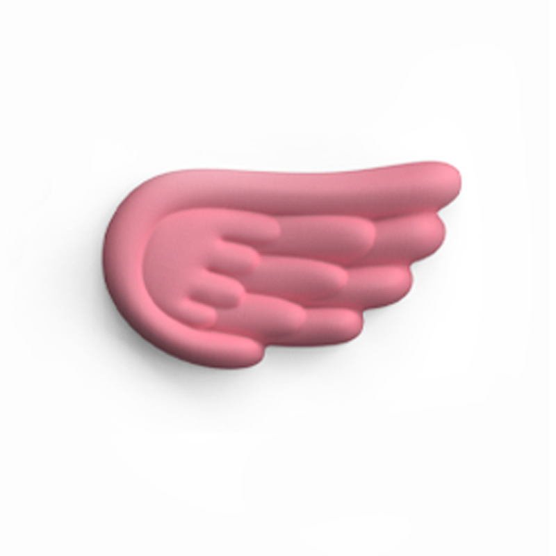 Dark Pink-Mouse Wrist Rest
