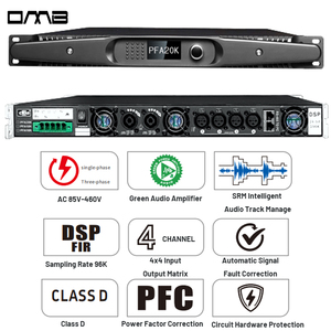 PFA20K 20000W 4 kanal üst sınıf amplifikasyon Touring uygulamaları için güvenilir esnek raf dijital Powersoft amplifikatör - Product Image 2