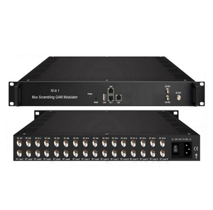 Shineco 16 CH <strong>DVB</strong>-T2/S2 to 16 Frequency <strong>DVB</strong>-C QAM Transmodulator - Product Image 1