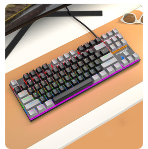 Nuevo Kit de teclado mecánico personalizado con luz LED RGB para juegos y teclado de PC de estilo QWERTY para iluminación de teclado mejorada - Product Image 6