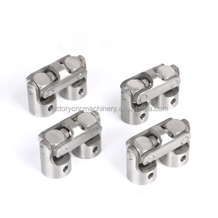 8*16*60mm 304 acier inoxydable précision Double Section Croix Joint universel Joint de Transmission Joint d'accouplement universel