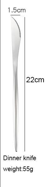 Coltello da tavola in argento