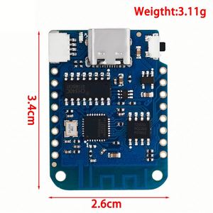 WEMOS D1 Mini V4.0.0 TYPE-C USB WIFI Internet delle cose scheda basata ESP8266 4MB MicroPython Nodemcu compatibile - Product Image 4