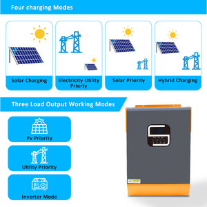 PowMr工厂5KW 5KVA MPPT 80A 500VDC光伏输入220VAC 48v带/无并联功能5000瓦混合太阳能逆变器 - Product Image 6