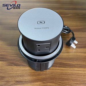 <strong>Multi</strong> Power <strong>Socket</strong> Pop up Wireless <strong>Socket</strong> <strong>Desktop</strong> <strong>Sockets</strong> USA Plugs for Office Kitchen - Product Image 5