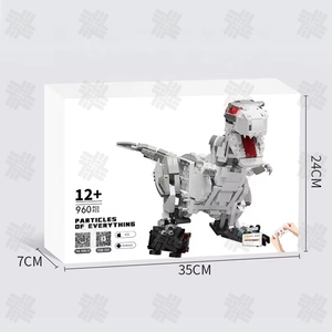 KW Kinderspiel zeug STEM Dinosauriers pielzeug Intelligente Programmierung Spielzeug Roboter Dinosaurier Baustein Set Pädagogische Dual Remote 960PCS - Product Image 6