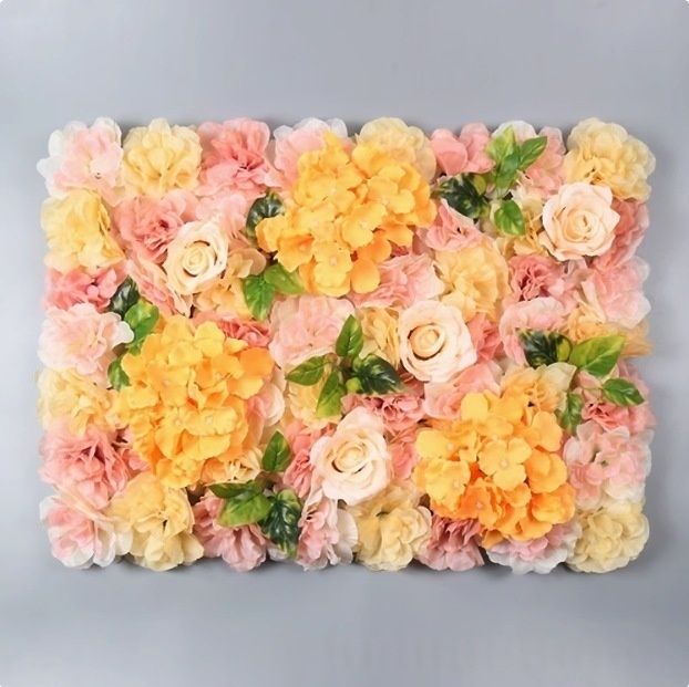 Doppio champagne colore loto + foglie - 40x60 cm