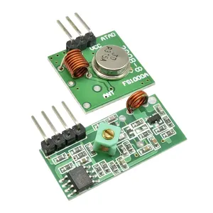 Kit de enlace de módulo transmisor y receptor RF de 433 Mhz para ARM/MCU WL DIY 315MHZ/433MHZ Control remoto inalámbrico - Product Image 2