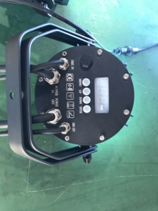 IP65防水迷你发光二极管停车照明室外7*10W RGBW事件聚光灯DMX控制光束白色激光源E27底座