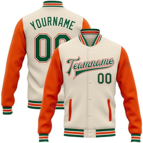 Cream-orange-kelly Green