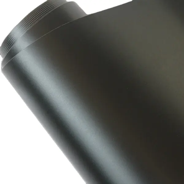 1.52*30m PVC matte black self adhesive covering car wrap film sticker vinyl