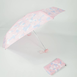 透明樱花伞，透明雨伞手动开放式雨伞，坚固合金手柄，适合所有年龄段 - Product Image 5