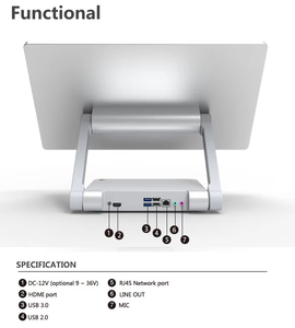 WETS OEM Touch Screen I9/i7/i5 Office AIO PC Monoblock <strong>Computer</strong> Set PC Desktop Business Industrial All in One 27/32 Inch - Product Image 2